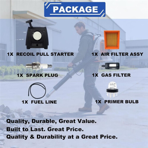 Complete   Set for  BR800 BR800X 4283-190-4001 with Air Filter Backpack Blower Kit 1
