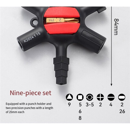 1 Set Multifunctional Switchgear Key Distribution Box Pocket Tool Universal Cabinet Control Box Utility Key,Key Wrench 2
