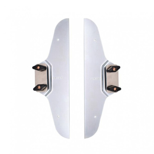 1 Pair Stainless Steel Stair Tread Template Tool for Precise Tile & Board Positioning