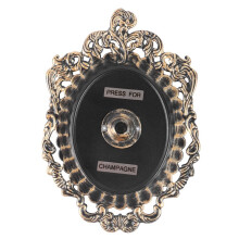 Vintage French Doorbell - Champagne Button Decorative Wall Hanging