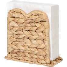 Wicker Rattan Napkin Holder for Table, Kitchen Dining, Bar, Coffee Table, Farmhouse Rustic Boho-Home Decor Paper Holder