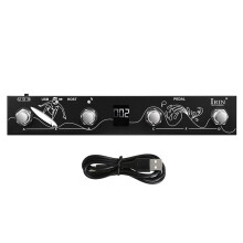 IRIN M-VAVE CHOCOLATE Wireless MIDI Foot Controller 4 Buttons MIDI Controller Pedal BT Rechargeable APP Control