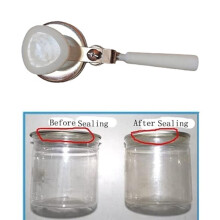Máquina Manual Portátil para Sellar Latas y Botellas de Aluminio. Selladora Manual de Latas para Uso Doméstico y Comercial de 57 mm.