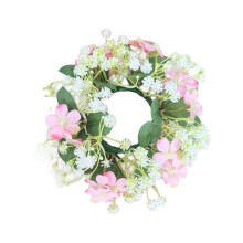 4-Piece Wreath, Small Bohemian Style Wreath, Suitable for Pillars, Weddings, and Home Table Decorations.