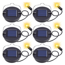 6 Pcs Solar Light Replacement Top Parts Kit Waterproof Patio Top Hanging Bulb Solar Lighting Part
