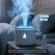 Ultrasonic Humidifier with Aroma Diffuser for Home Sleep Improvement and Respiratory Health White, 300ml Capacity EU Plug