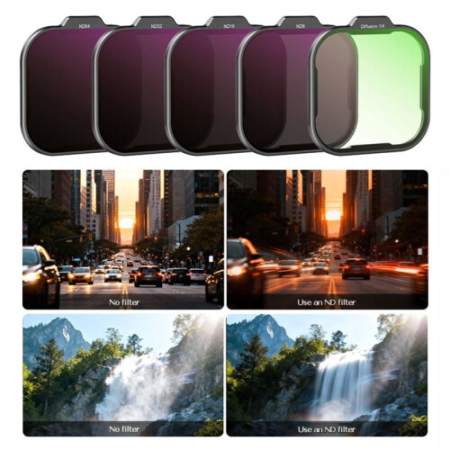 For  17 Pro/17 Pro Max Filter Kit  Phone Cage ND8-64/Black Soft Filter Magnetic Quick Release 2