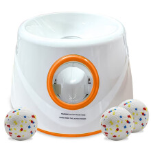 Automatic Launcher for Dogs with 3 2-Inch ETPU Tennis Balls, Interactive Dog Toy A