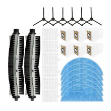 For A30 Pro Accessories Main Side Brush Hepa Filter Dust Bag Mop Cloth Washable Replacement Parts Kit