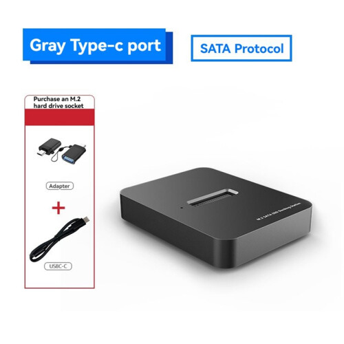 M.2  Docking Station SSD Drive External Reader 10Gbps USB3.1 Gen2 M.2 SSD to USB C Adapter 1