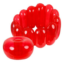 Jelly Inflatable Chair, the Jelly Collection, Portable Blow Couch, Inflatable Sofa Furniture for Home Yard Patio