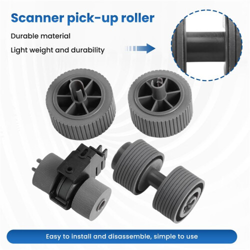 Roller Assembly Kit for  FI-7600 FI-7700 FI-7600C FI-7700S Scanner Pickup Roller Leather Case 1