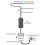 ARGB Controller Cable  to 5V 3 Pin Controller HUB,  Power Supply RGB Control Cable Splitter for PC Cooling Fan B 5