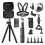 16-in-1 Action Camera Accessory Kit for / Action 5/4/ Tripod/Chest Mounts/Carrying Case/Cold Shoe 2