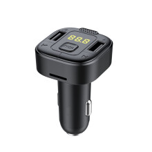 C8 Car FM Transmitter Car Cigarette Lighter Multi Functional Car USB Charger Music Player