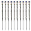 10PCS Halloween Eyeball Picks, Bendable Branches for Spooky Table & Home Decor 1