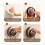 No-Drill Rotating Suction Hooks - Strong Hold, Easy Wall Installatio, Wall Mounted Adjustable with 5 Hooks for Bathroom 7