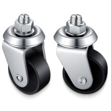 2 Pcs Floor Jack Casters for 4 Ton Floor Jack,Cast Iron Racing Jacks Caster Wheel with 16mm Stem,Floors Jacks Parts