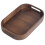 Tea Tray Home Small Tray Tea Cup Tea Tray Tea Set Storage Plate Solid Bamboo Tea Plate M 1