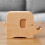Solid Wood Elephant Cartoon Coaster Solid Wood Coffee Coaster Pot and Bowl Combination Desktop Insulation Pad 4