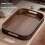 Tea Tray Home Small Tray Tea Cup Tea Tray Tea Set Storage Plate Solid Bamboo Tea Plate M 6