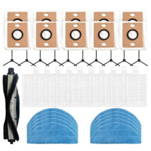 For A30 Pro Vacuum Parts Main Roller Side Brushes HEPA Filter Mop Cloth Dust Bag Accessories