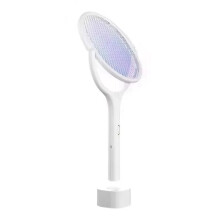 5-in-1-Schnellladeschläger, Köder, Fliegen- und Insektenschutz, Isolierte Batteriebetriebene Lampe, Abs, Verstellbare Elektrische Mückenklatsche