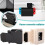 For   2 Console Exhaust Radiator with Temperature Display Strong Winds and Rapid Cooling Black 5