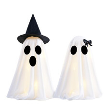 Light Halloween Decorations, Set of 2 DIY Spooky Ghosts Crafts.Scary for Halloween Decor Indoor Home