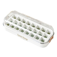 24Grid Press Type Ice Tray Mold Food Grade Silicone Press Type Ice Tray Mold DIY Ice Maker Ice- Tray,B