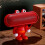 Audio Protective Case for  Pill Speaker Dustproof Waterproof Audio Protective Cover Mount Holder Red 4