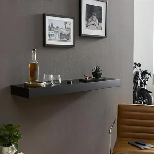 Modern Minimalist Wall Mount Wine Cabinet Wall Rack Floating Shelf Storage Rack 1