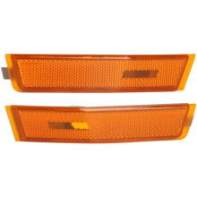 Amber for 2007-2010 MKX Front Bumper Side Light Reflectors 7A1Z15A201A 7A1Z15A201B