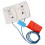 AED Trainer Pads Works with Manikin Only AED Trainer Placement Training Pads Small AED Training Pads for Training Use 5