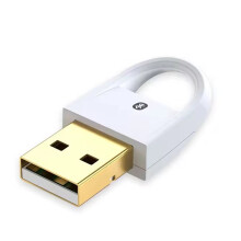 USB 5.0 Adapter Wireless for PC Windows 7/8/10/11 Receiver & Transmitter for Speaker Earbuds White