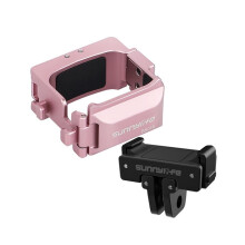 for Osmo Pocket 3 Quick Release Expansion Adapter 2-Way Expansion with Cold Shoe Frame Bracket 1/4 Screw Hole A