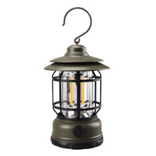 AOTU YT1030 Outdoor Retro Campinglampe, tragbare Notleuchte (Farbe: Grün): grün