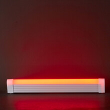32 cm langer Handleuchtstab, umwandelbares Umgebungslicht, wiederaufladbare Notlichtröhre, farbiges Live-Streaming-Fülllicht (rotes Licht): 32 cm