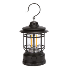 AOTU YT1030 Outdoor Retro Campinglampe, tragbare Notleuchte (Farbe: Schwarz): Schwarz