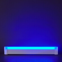 17 cm langer Handleuchtstab, umwandelbares Umgebungslicht, wiederaufladbare Notlichtröhre, farbiges Live-Streaming-Fülllicht (blaues Licht): 17 cm