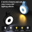 Tragbare LED-Füllleuchte mit Magnetclip (orange): Orange 7