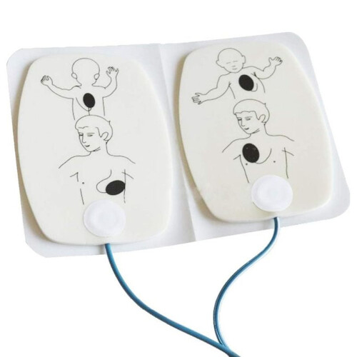 AED Trainer Pads Works with Manikin Only AED Trainer Placement Training Pads Small AED Training Pads for Training Use 2