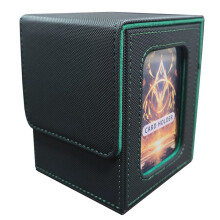 Display Card Box,Card Box Suitable for 100 Double Sleeve Cards,Large Capacity Portable Storage Card Box,G