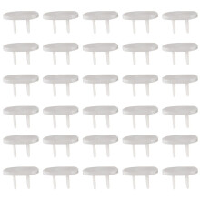 50 Stuks Anti-Elektrische Schokstekkers Protector Cover Cap Stopcontact Stopcontact Baby Kinderen Veiligheidswacht Twee Gaten