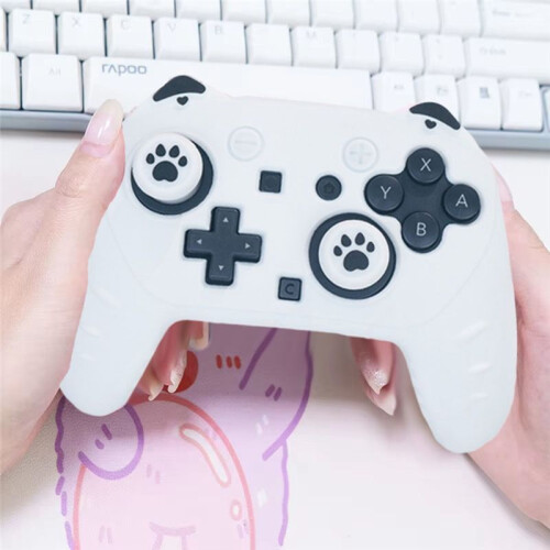 Cat Ear Silicone Case for  2 Pro Game Controller Set Anti-Slip with Joystick Cap for   2 Pro B 2