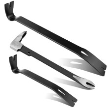 Set di 3 Leve, Leva per Unghie da 10 Pollici, Leva per Unghie da 9 Pollici e 15 Pollici con Larghezza, per Ristrutturazioni Domestiche e Lavorazione