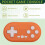 Game Wireless Controller Handheld Game Console Portable Pocket Controller  5.0 for PC Android and MacOS B 6