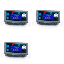 3X Buck Boost Converter CC CV 0,5-30V 4A 5V 6V 12V 24V Voedingsmodule Instelbare Gereguleerde Laboratoriumvoeding