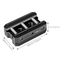 5X Picatinny Arca Swiss Piastra Picatinny Converti In ARCA Piastra A Sgancio Rapido Rail Caccia Treppiede Adattatore per Montaggio A Coda di Rondine