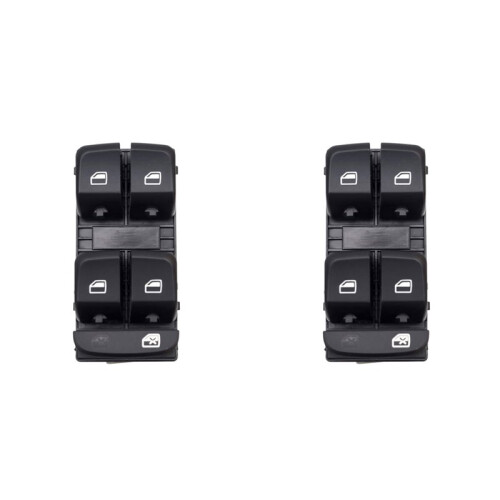 2X Car Window Control  Panel Button Electric Master Power for  A4 B8 A5 Q5 2007-2012 8K0959851D